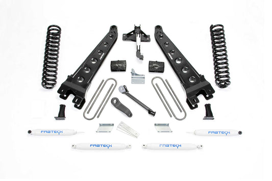 6" RAD ARM SYS W/COILS & PERF SHKS 2008-16 FORD F350/450 4WD 8 LUG. by Fabtech