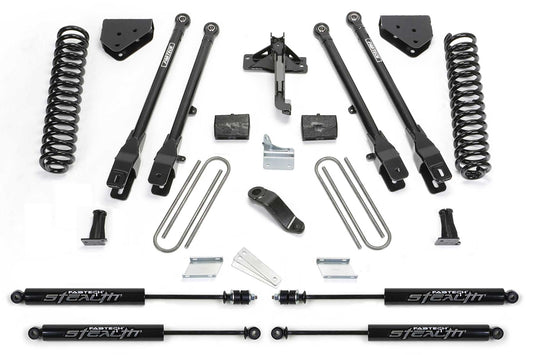 6" 4LINK SYS W/COILS & STEALTH 2008-16 FORD F350/450 4WD 8 LUG. by Fabtech
