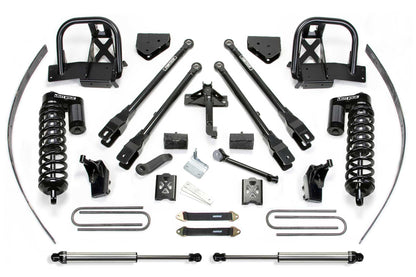 8" 4LINK SYS W/DLSS 4.0 C/O& RR DLSS 2011-16 FORD F250 4WD W/FACTORY OVERLOAD. by Fabtech