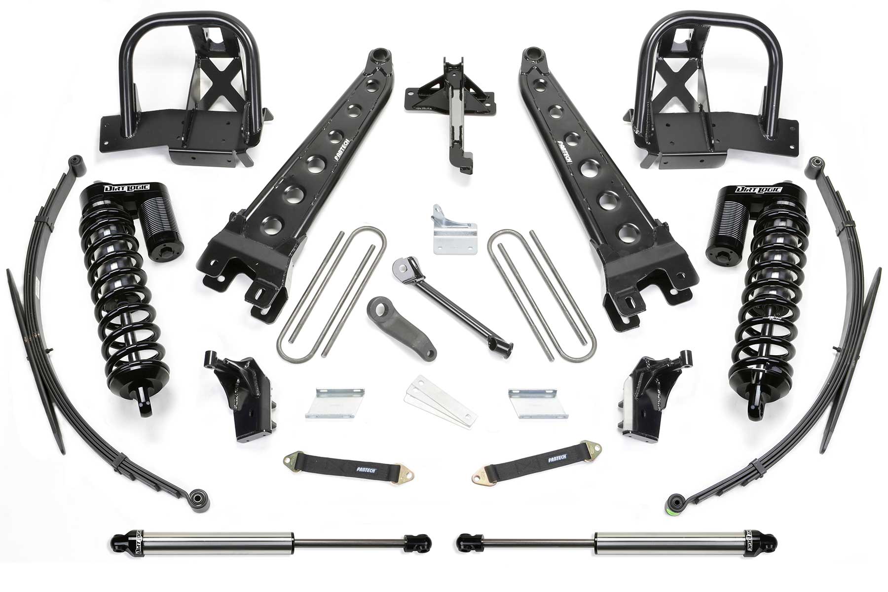 8" RAD ARM SYS W/DLSS 4.0 C/O& RR LF SPRNGS & RR DLSS 2011-16 FORD F250/350 4WD. by Fabtech