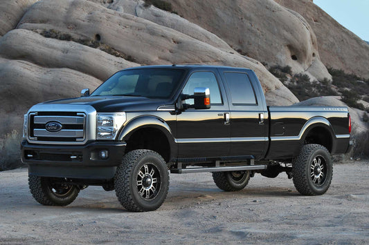 6" 4LINK SYS W/DLSS 4.0 C/O& RR DLSS 2011-16 FORD F350/450 4WD 8 LUG. by Fabtech