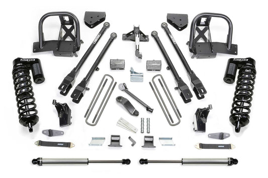 6" 4LINK SYS W/DLSS 4.0 C/O& RR DLSS 2011-16 FORD F350/450 4WD 8 LUG. by Fabtech