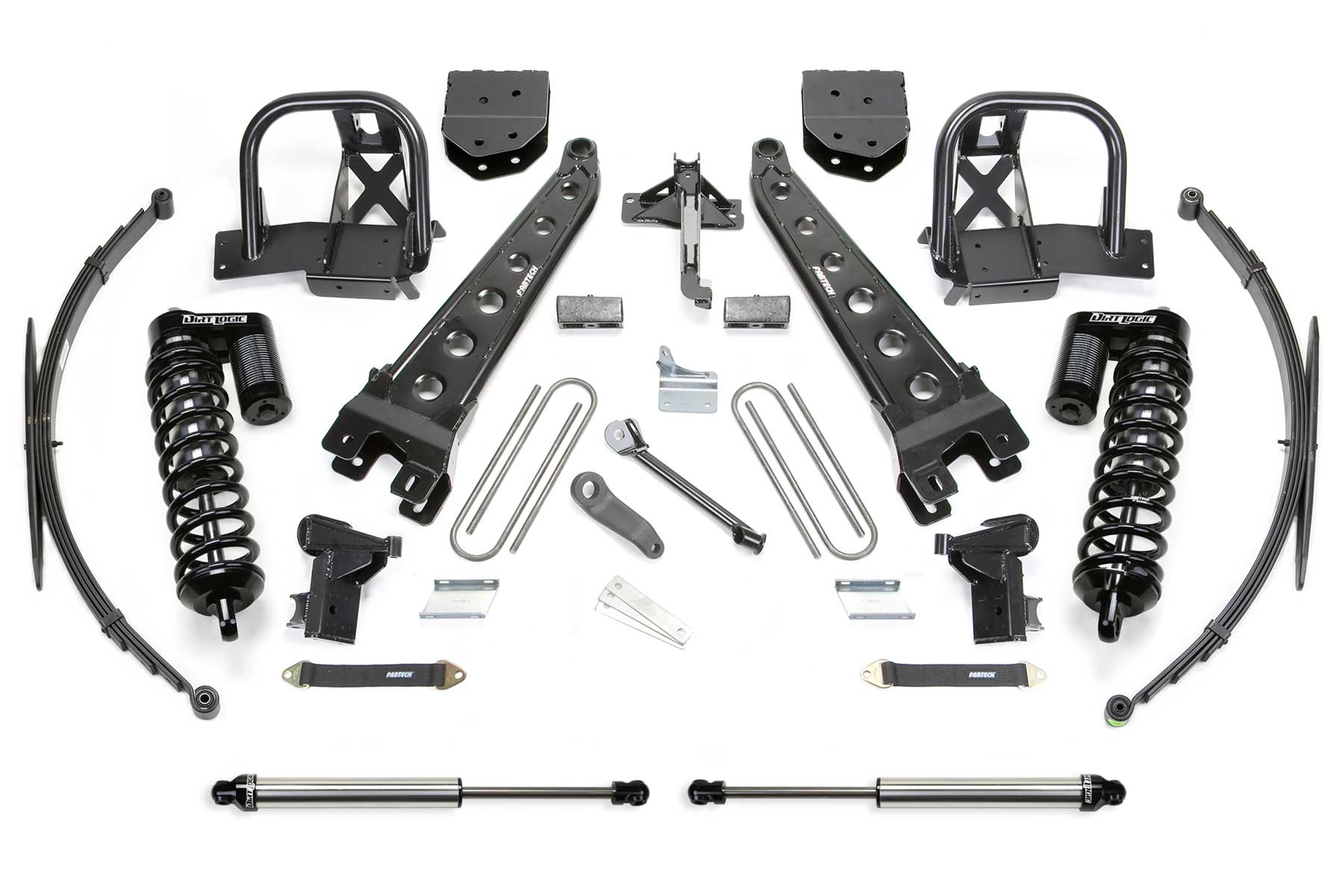 10" RAD ARM SYS W/DLSS 4.0 C/O & RR DLSS 2011-16 FORD F250 4WD. by Fabtech