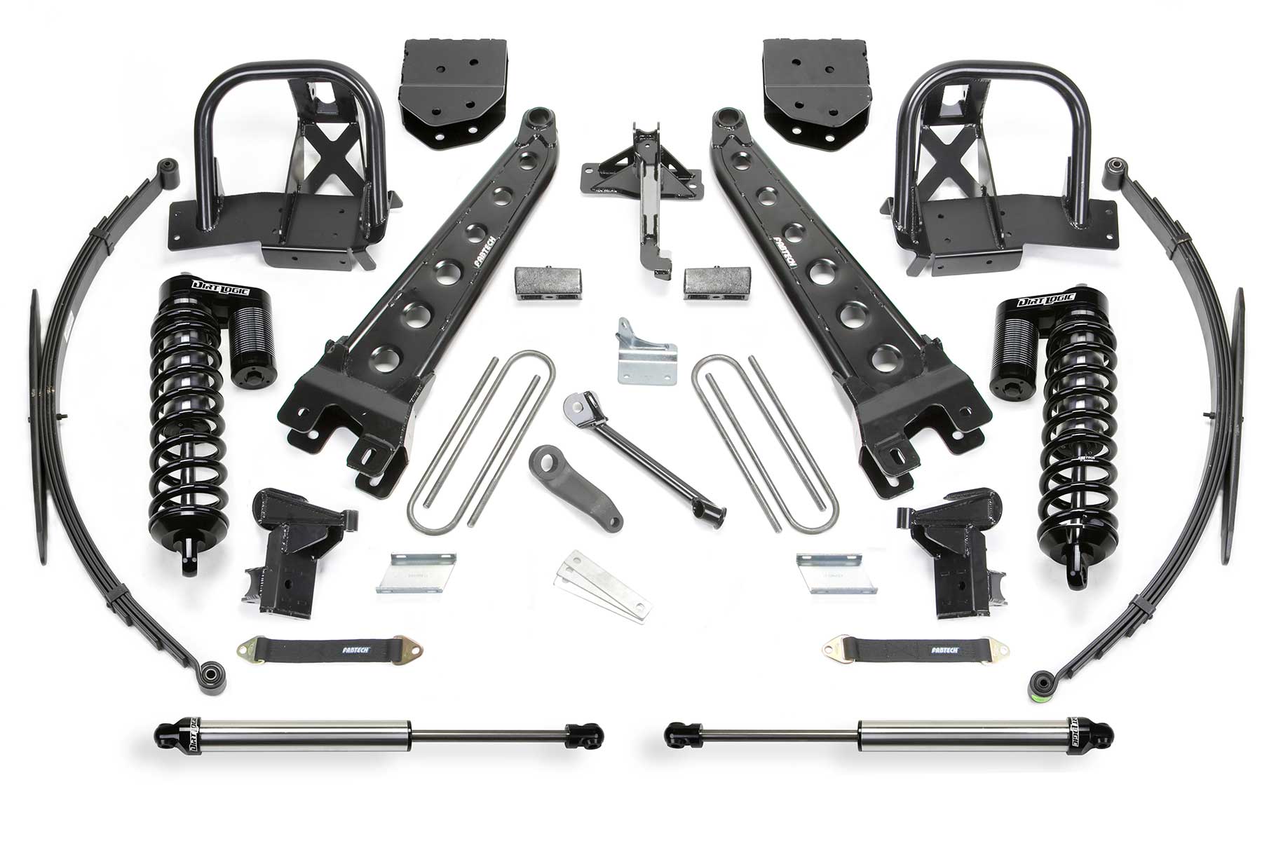 10" RAD ARM SYS W/DLSS 4.0 C/O & RR DLSS 2011-16 FORD F350 4WD. by Fabtech