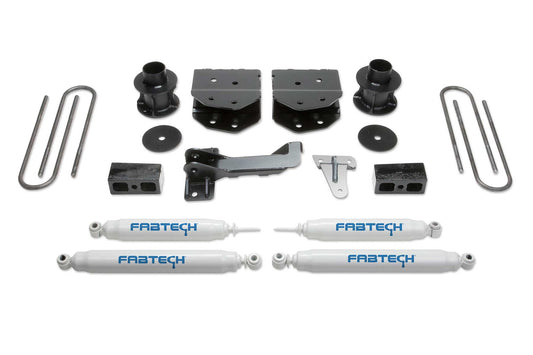 4" BUDGET SYS W/PERF SHKS 2008-16 FORD F250/350/450 4WD 8 LUG. by Fabtech