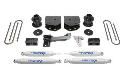 4" BUDGET SYS W/PERF SHOCKS 2005-07 FORD F250/350 4WD. by Fabtech