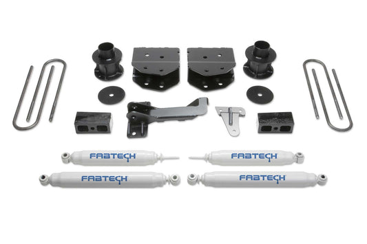 4" BUDGET SYS W/PERF SHOCKS 2005-07 FORD F250/350 4WD. by Fabtech
