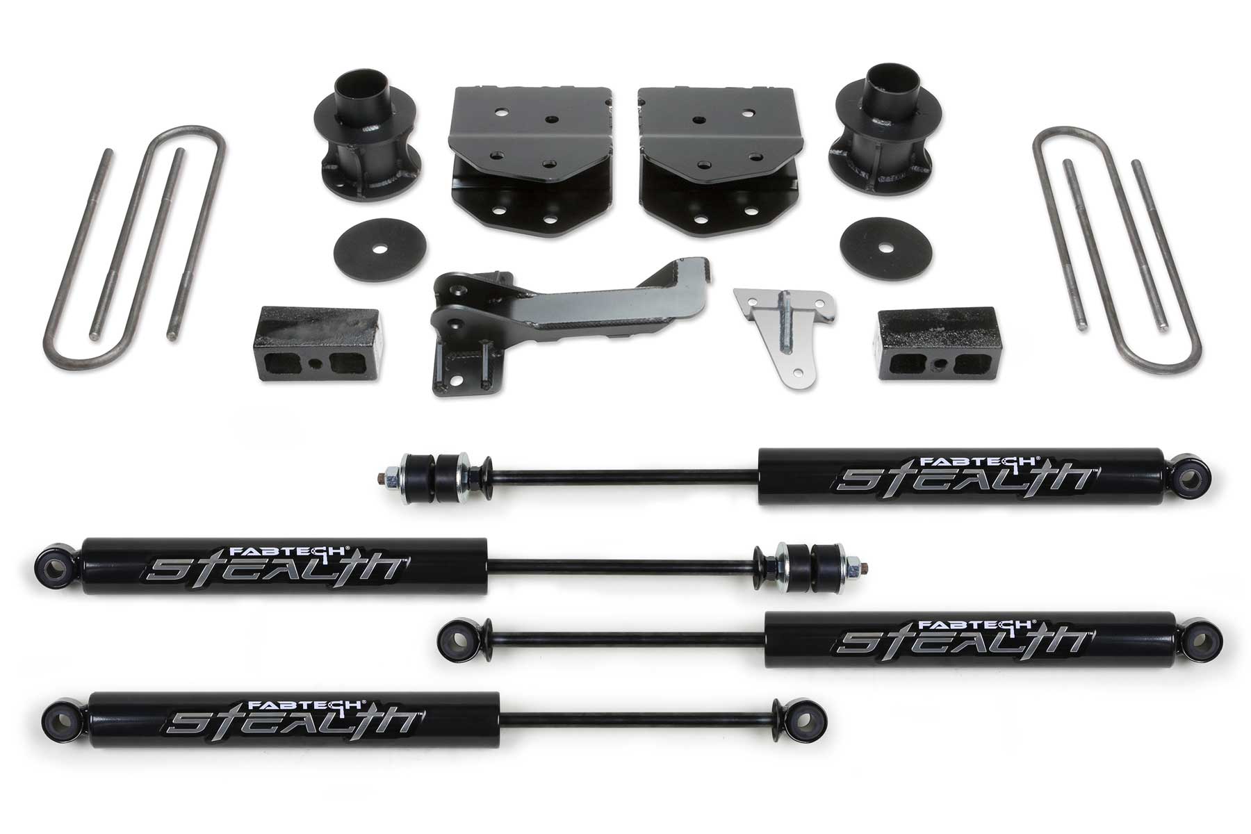 4" BUDGET SYS W/STEALTH 2005-07 FORD F250/350 4WD. by Fabtech