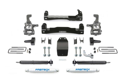 4" BASIC SYS W/ RR PERF SHKS 2015-20 FORD F150 2WD. by Fabtech