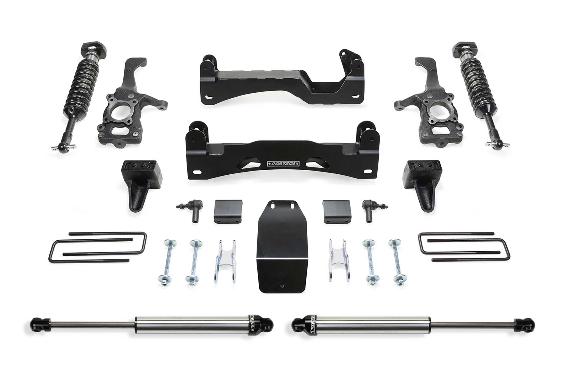 6" PERF SYS W/DLSS 2.5 C/O & RR DLSS 2015-20 FORD F150 4WD. by Fabtech