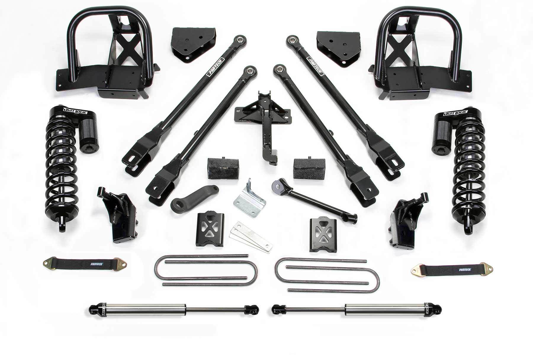 4" 4LINK SYS W/DLSS 4.0 C/O& RR DLSS 2011-16 FORD F250 4WD. by Fabtech
