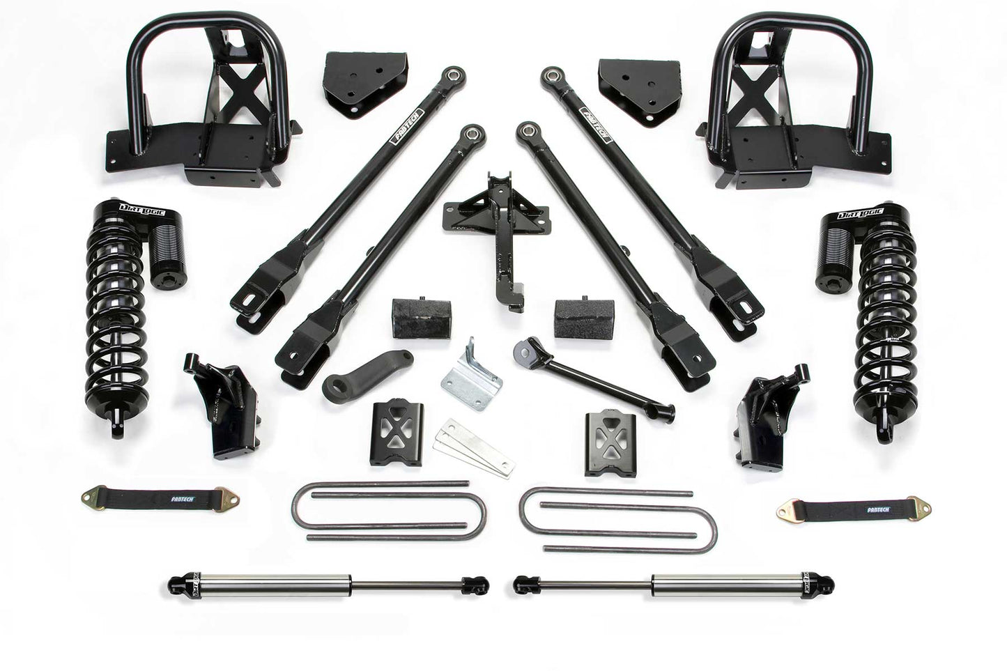 4" 4LINK SYS W/DLSS 4.0 C/O& RR DLSS 2011-16 FORD F350 4WD. by Fabtech
