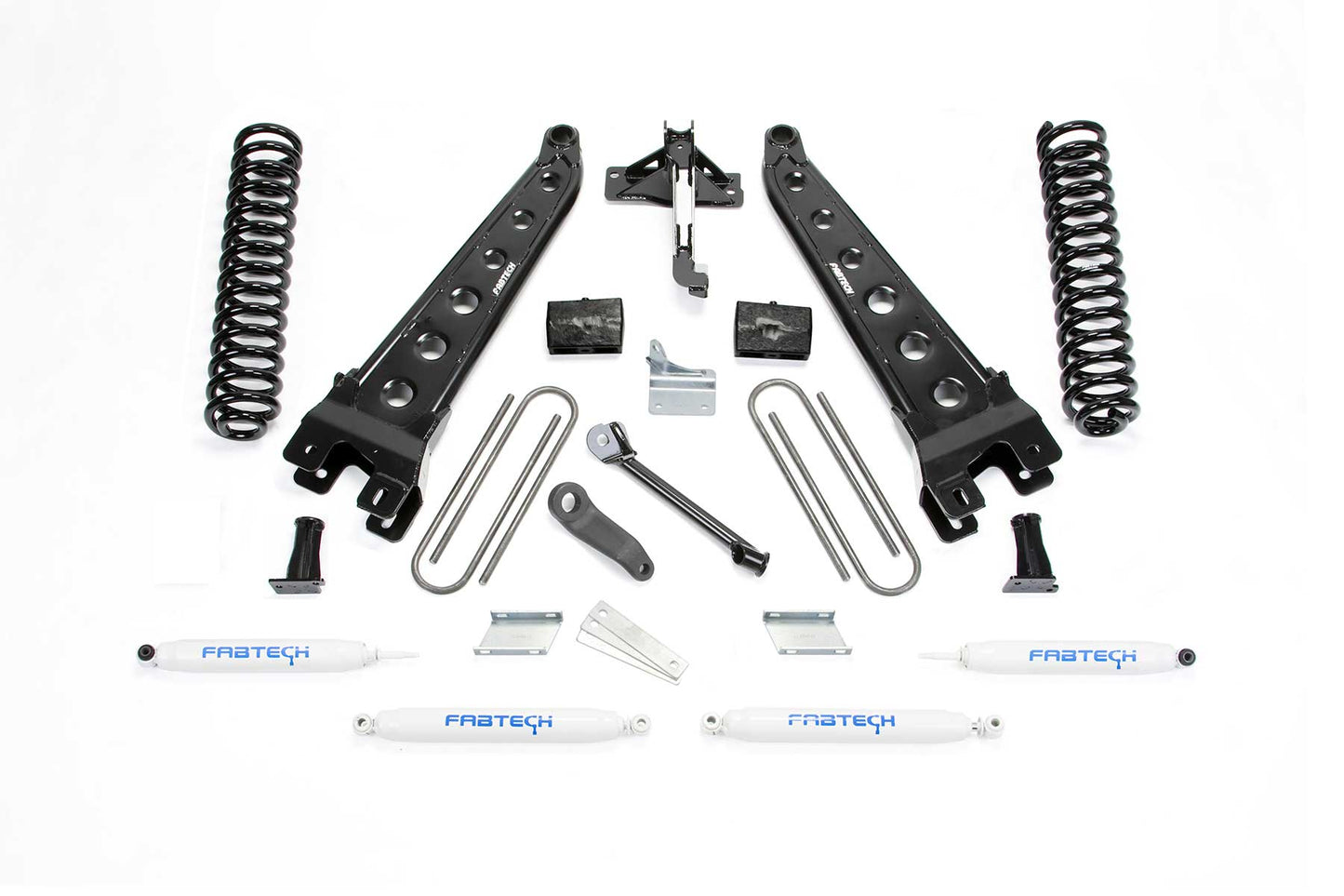 4" RAD ARM SYS W/COILS & PERF SHKS 2008-16 FORD F250/F350 4WD. by Fabtech