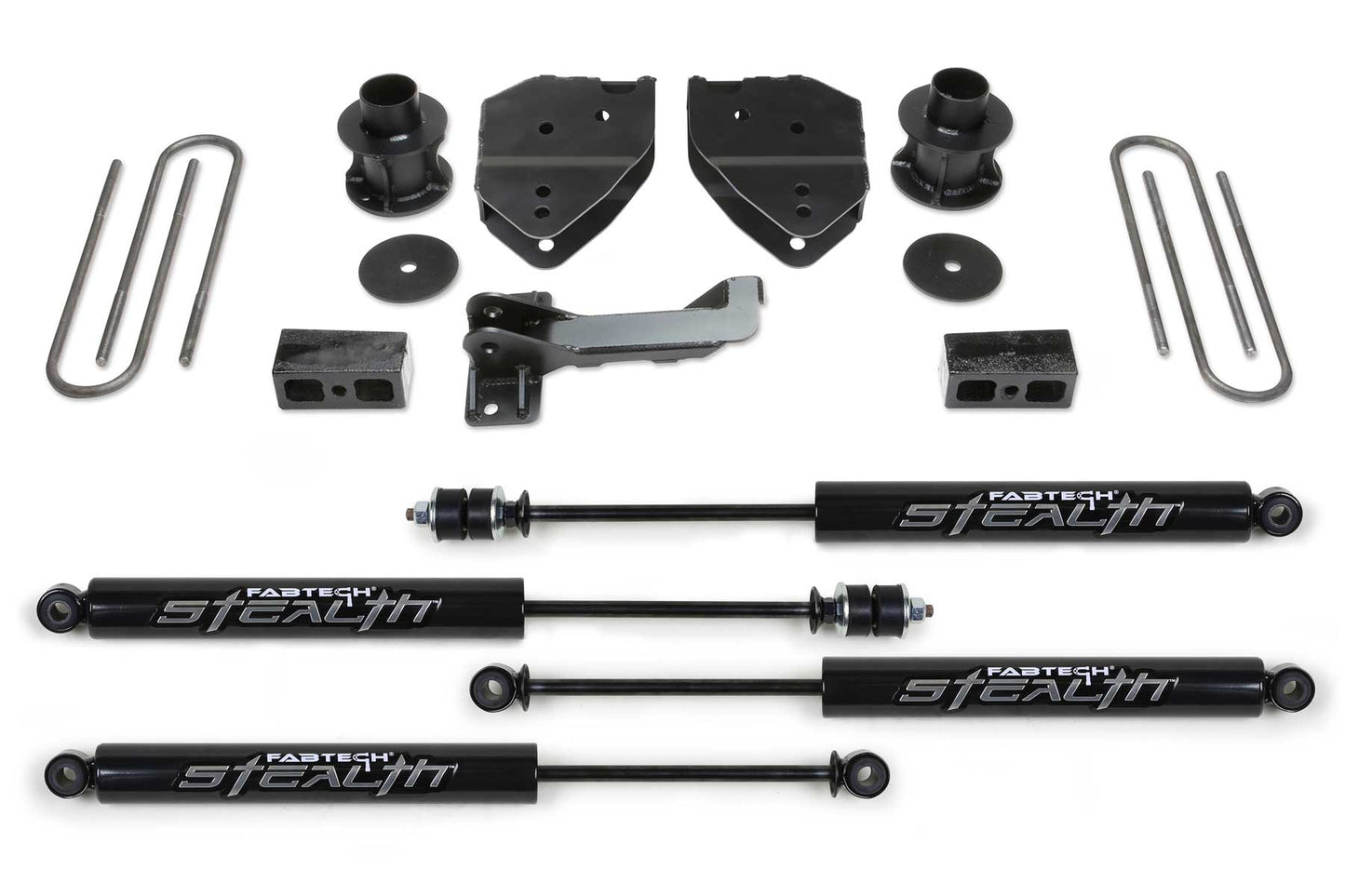 4" BUDGET SYS W/STEALTH 17-21 FORD F250/F350 4WD. by Fabtech