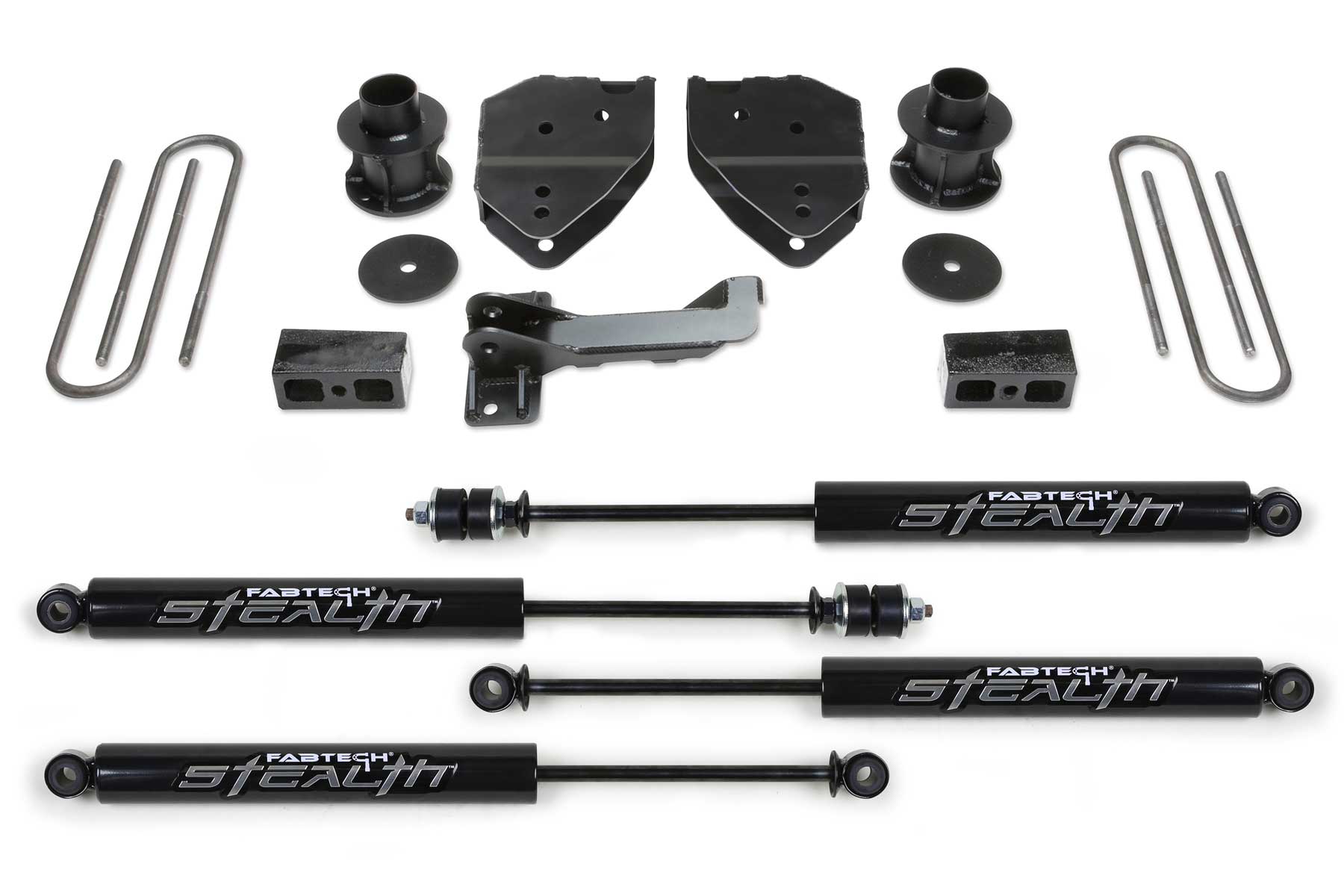 4" BUDGET SYS W/STEALTH 17-21 FORD F250/F350 4WD. by Fabtech