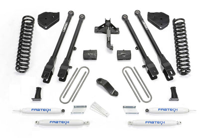 4" 4LINK SYS W/COILS & PERF SHKS 17-21 FORD F250/F350 4WD DIESEL. by Fabtech