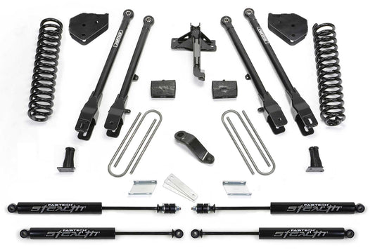 4" 4LINK SYS W/COILS & STEALTH 17-21 FORD F250/F350 4WD DIESEL. by Fabtech