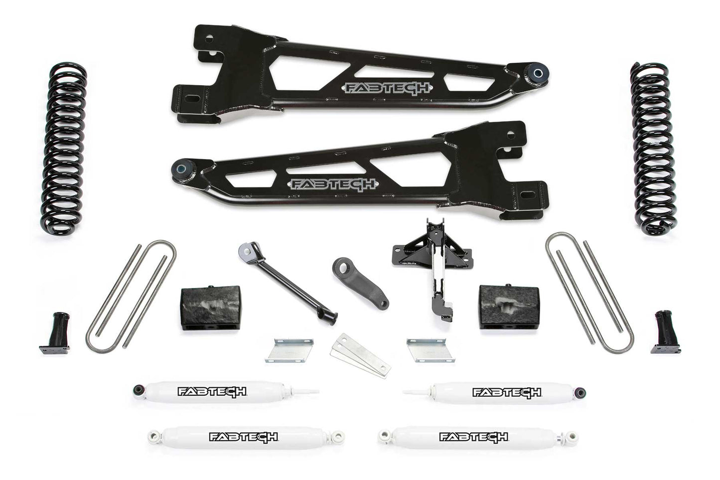 6" RAD ARM SYS W/COILS & PERF SHKS 17-21 FORD F250/F350 4WD DIESEL. by Fabtech