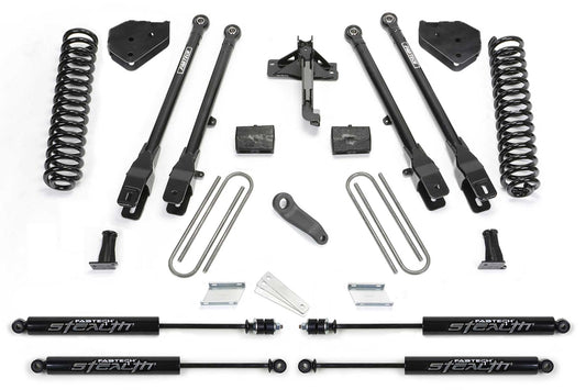 6" 4LINK SYS W/COILS & STEALTH 17-21 FORD F250/F350 4WD DIESEL. by Fabtech