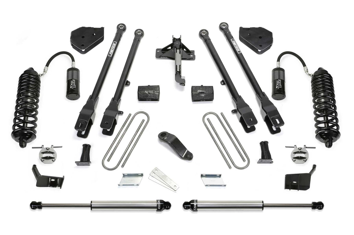 4" 4LINK SYS W/ 4.0 & 2.25 17-21 FORD F250/F350 4WD. by Fabtech