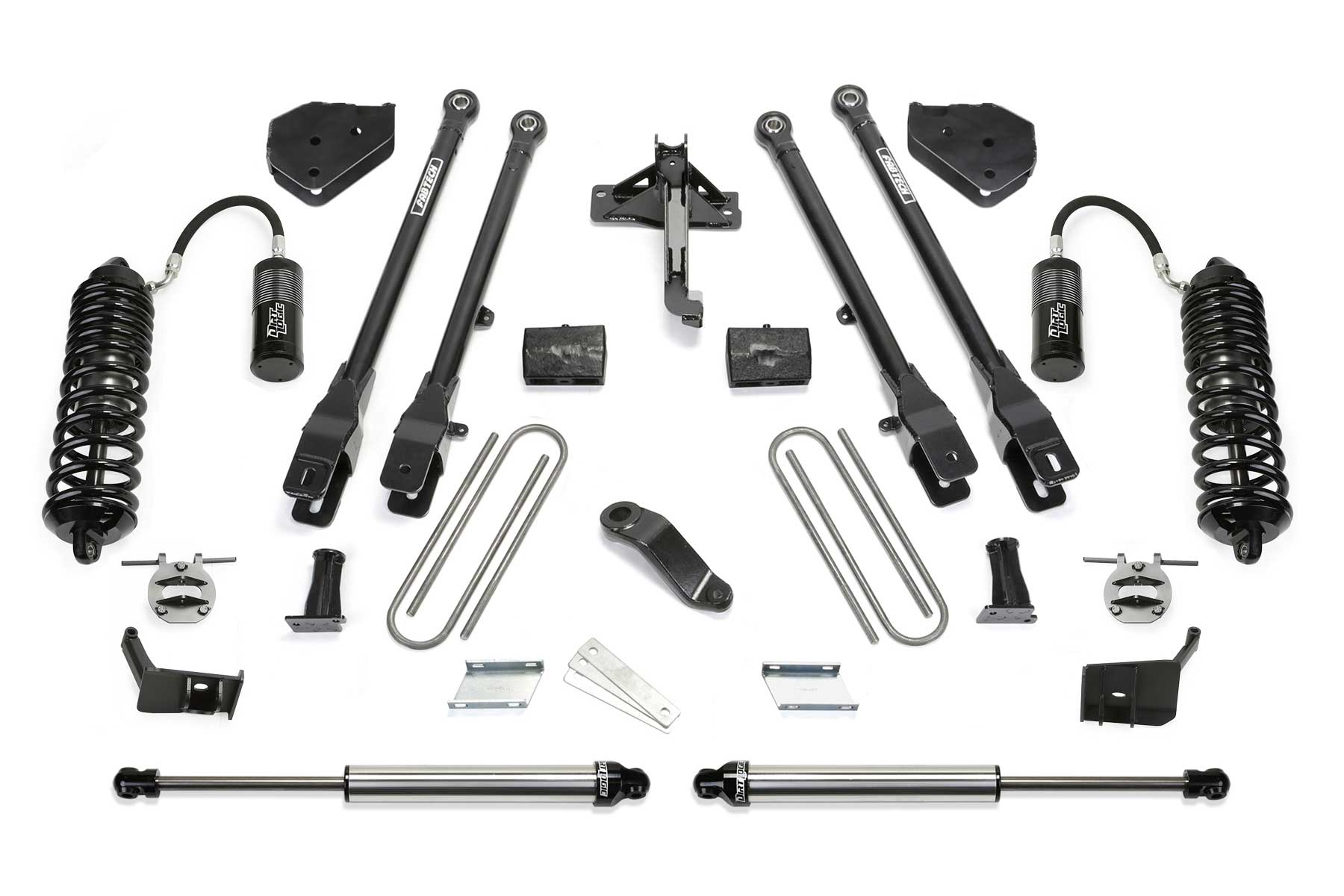 4" 4LINK SYS W/ 4.0 & 2.25 17-21 FORD F250/F350 4WD. by Fabtech