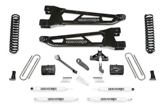4" RAD ARM SYS W/COILS & PERF SHKS 17-21 FORD F250/F350 4WD GAS. by Fabtech