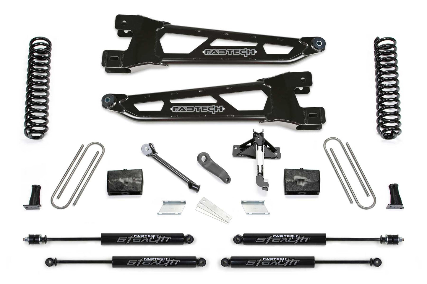 4" RAD ARM SYS W/COILS & STEALTH 17-21 FORD F250/F350 4WD GAS. by Fabtech
