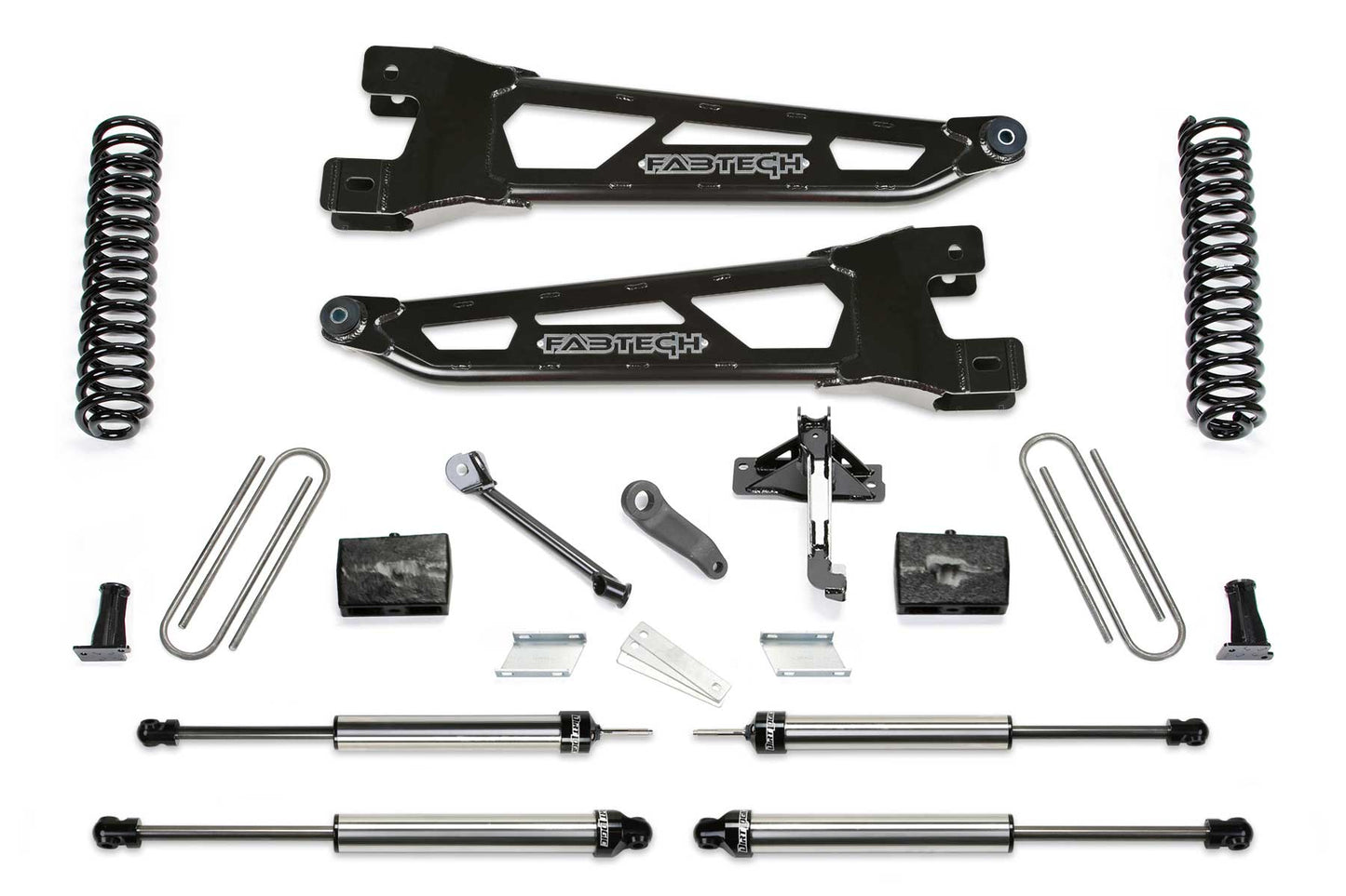 6" RAD ARM SYS W/COILS & DLSS SHKS 17-21 FORD F250/F350 4WD GAS. by Fabtech