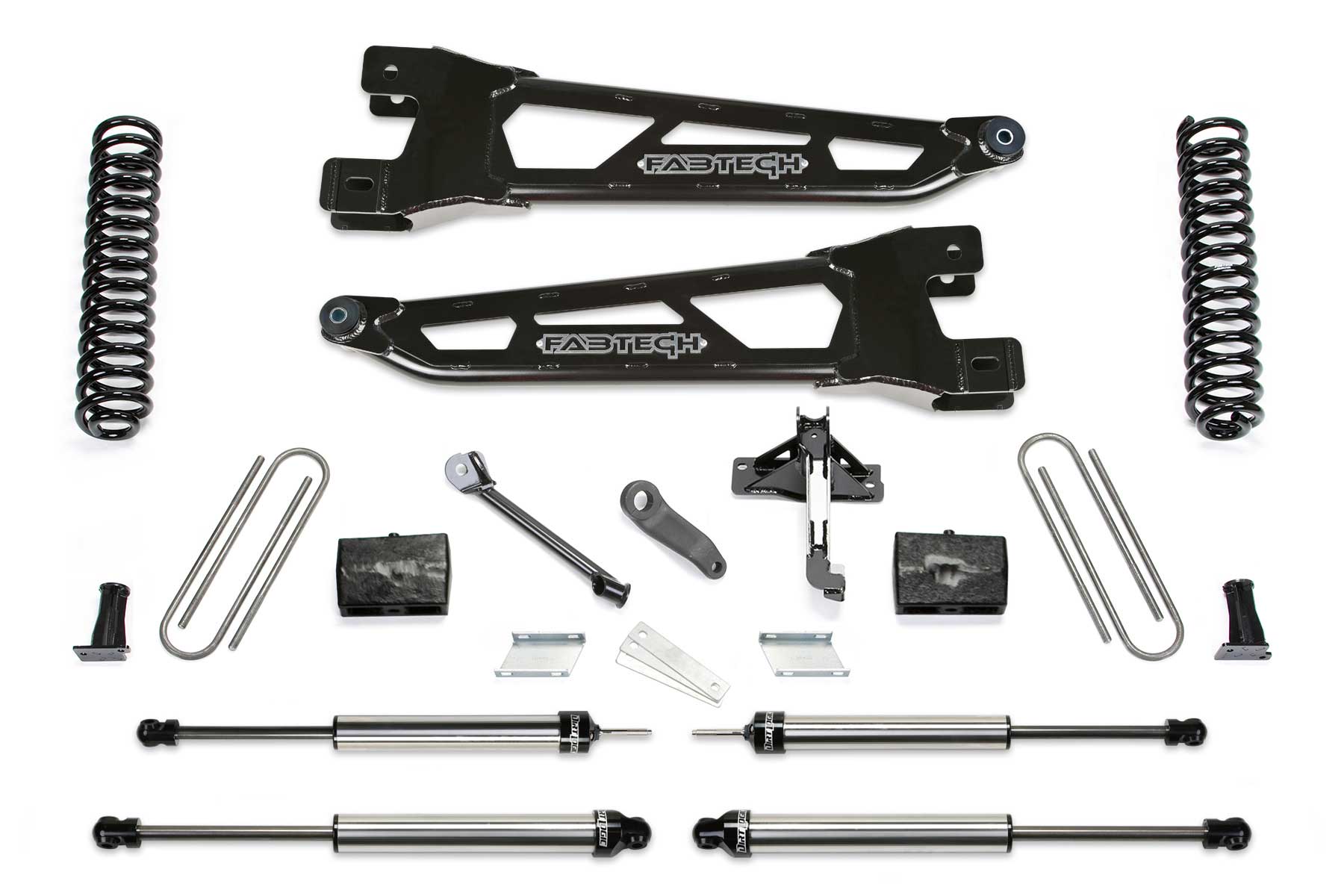 6" RAD ARM SYS W/COILS & DLSS SHKS 17-21 FORD F250/F350 4WD GAS. by Fabtech