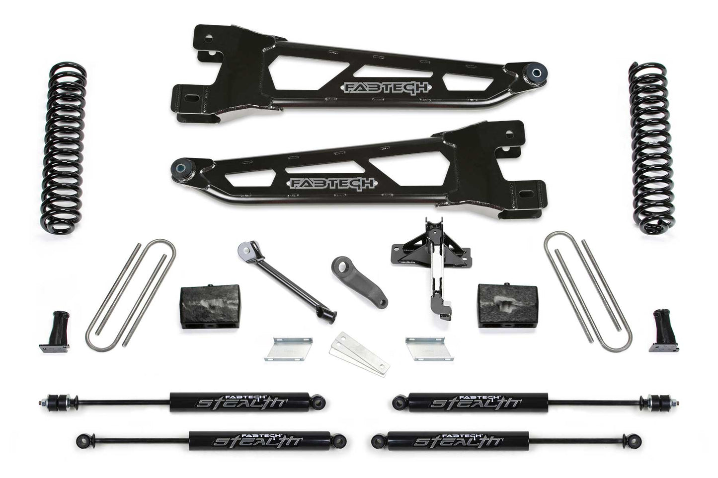 6" RAD ARM SYS W/COILS & STEALTH 17-21 FORD F250/F350 4WD GAS. by Fabtech
