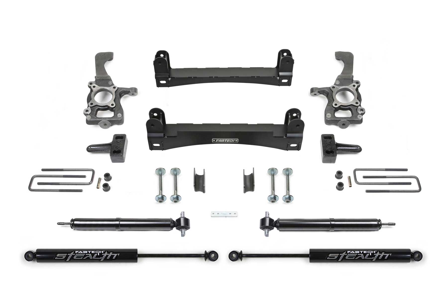 4" BASIC SYS W/ RR STEALTH 2015-20 FORD F150 2WD. by Fabtech