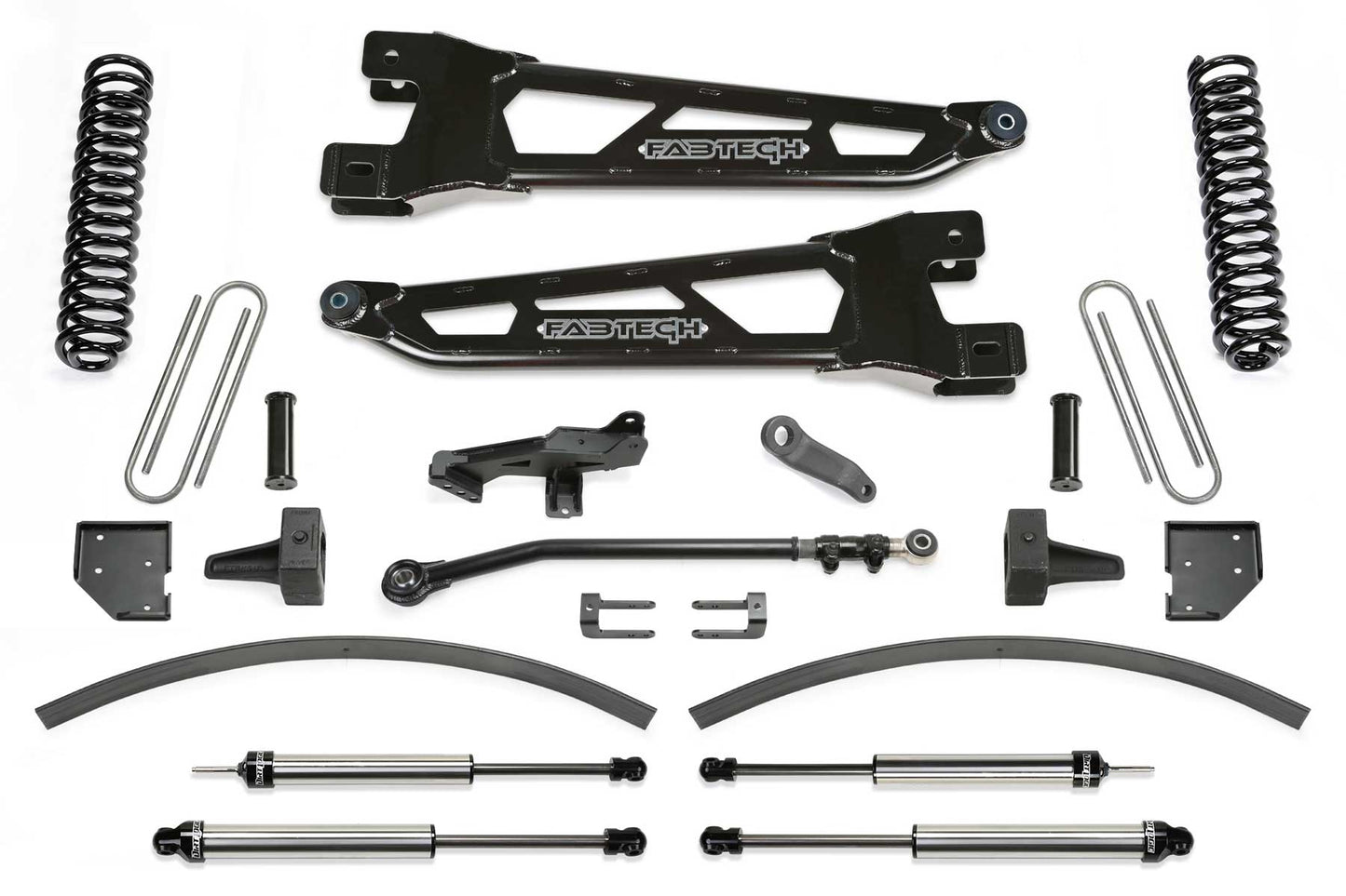 8" RAD ARM SYS W/COILS & DLSS SHKS 17-21 FORD F250/F350 4WD DIESEL. by Fabtech