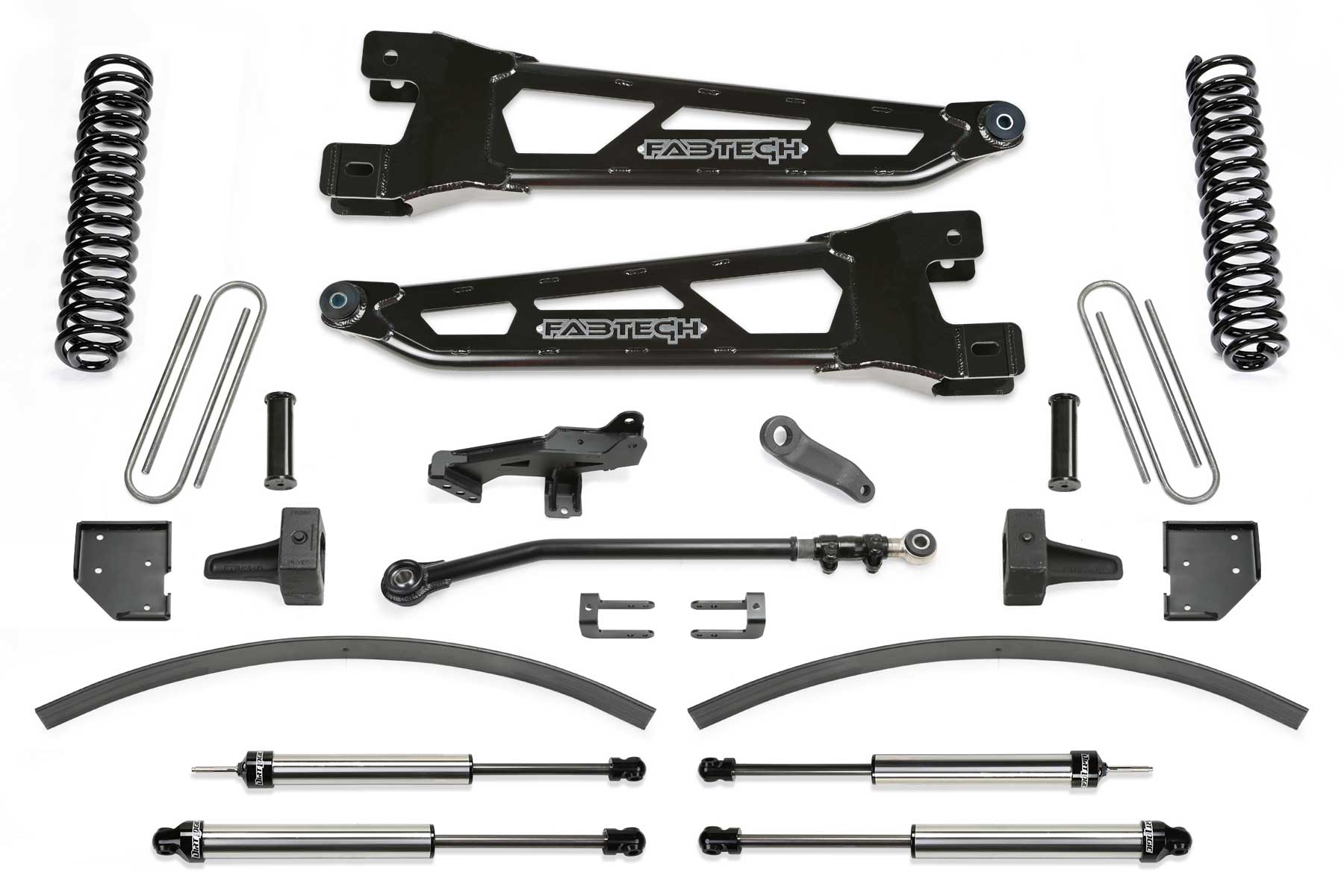 8" RAD ARM SYS W/COILS & DLSS SHKS 17-21 FORD F250/F350 4WD DIESEL. by Fabtech