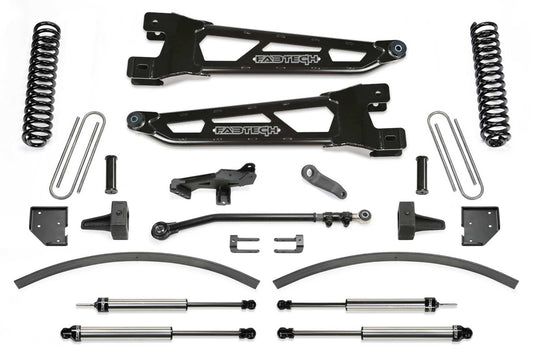 8" RAD ARM SYS W/COILS & DLSS SHKS 17-21 FORD F250/F350 4WD DIESEL. by Fabtech