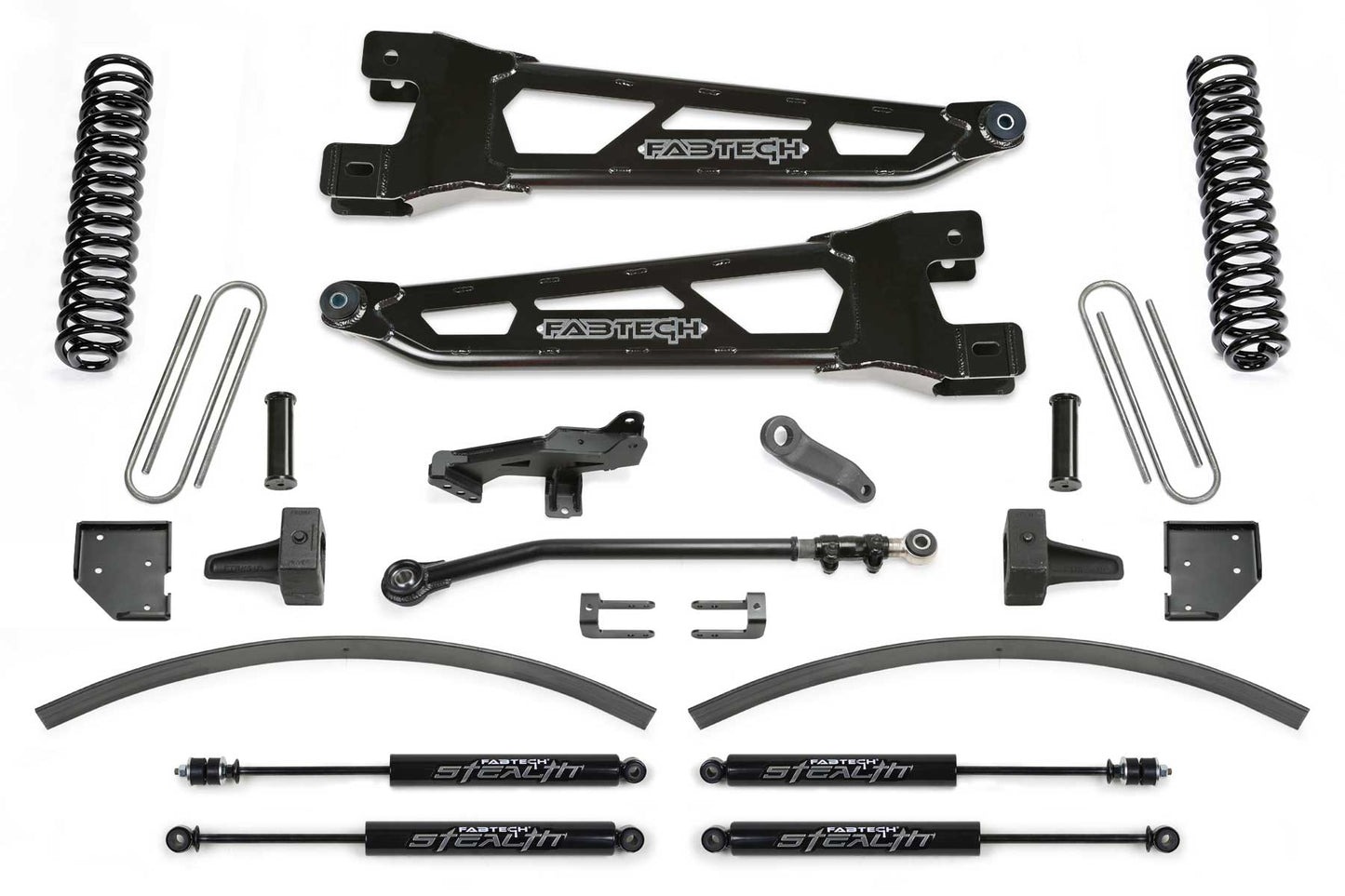 8" RAD ARM SYS W/COILS & STEALTH SHKS 17-21 FORD F250/ F350 4WD DIESEL. by Fabtech