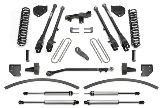 8" 4LINK SYS W/COILS & DLSS SHKS 17-21 FORD F250/F350 4WD DIESEL. by Fabtech