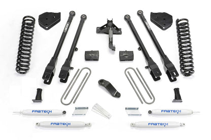 6" 4LINK SYS W/COILS & PERF SHKS 2017 FORD F450/F550 4WD DIESEL. by Fabtech