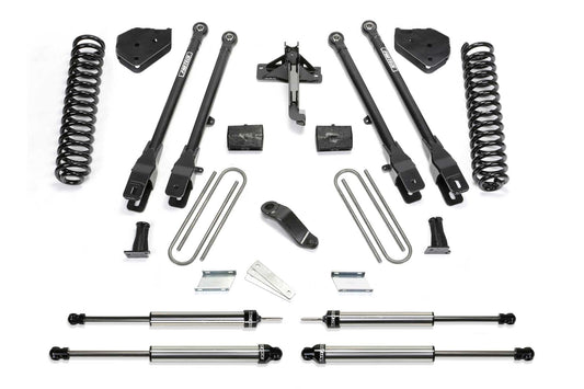 6" 4LINK SYS W/COILS & DL SHKS 2017 FORD F450/F550 4WD DIESEL. by Fabtech