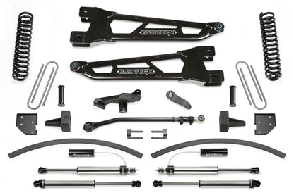 8" RAD ARM SYS W/COILS & DLSS RESI SHKS 17-21 FORD F250/F350 4WD DIESEL. by Fabtech