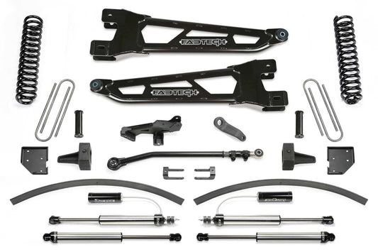 8" RAD ARM SYS W/COILS & DLSS RESI SHKS 17-21 FORD F250/F350 4WD DIESEL. by Fabtech