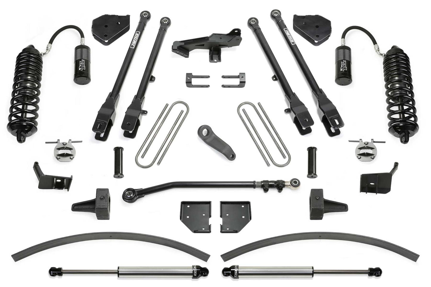 8" 4LINK SYS W/ 4.0 & 2.25 17-21 FORD F250/F350 4WD DIESEL. by Fabtech