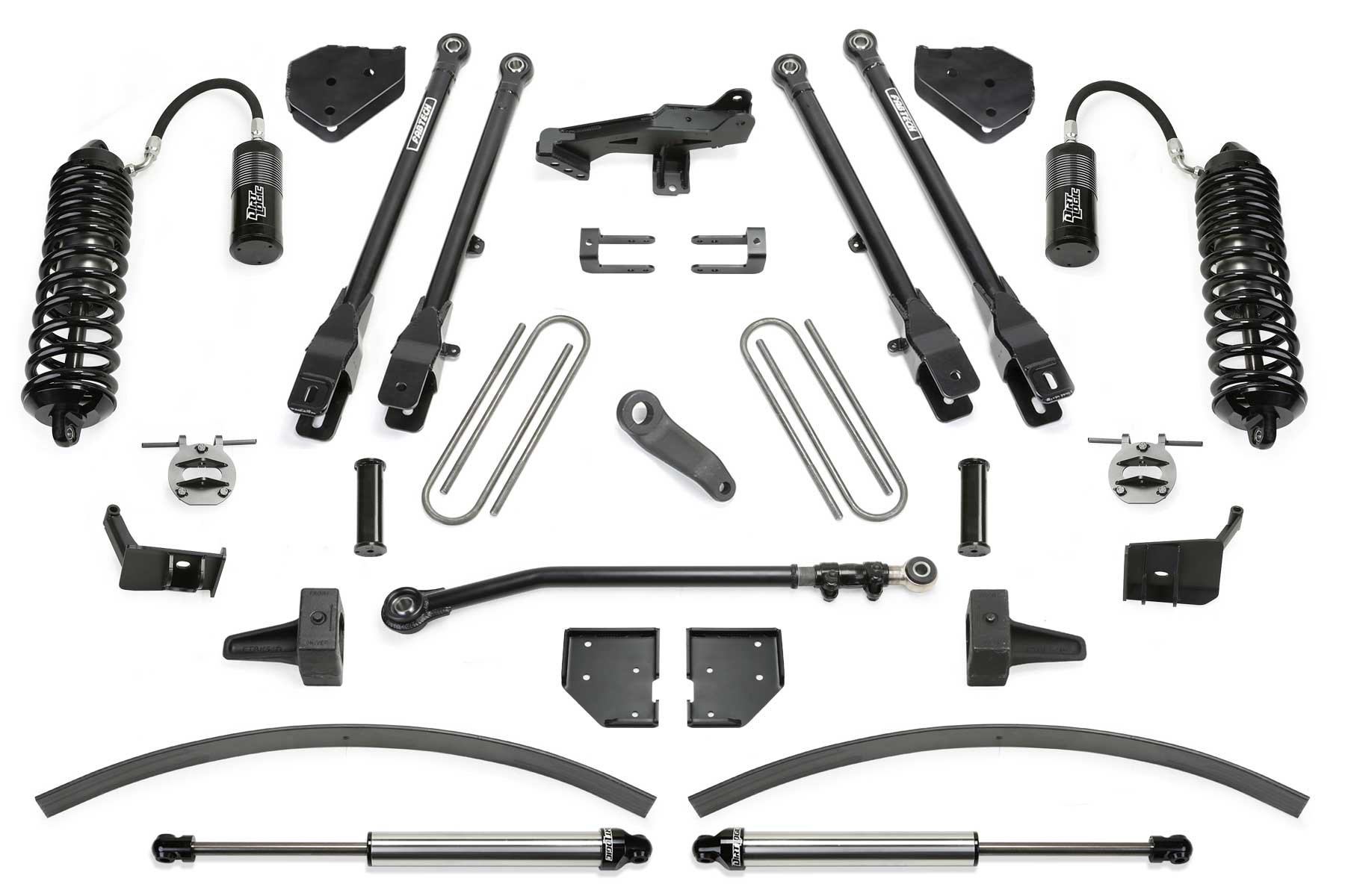 8" 4LINK SYS W/ 4.0 & 2.25 17-21 FORD F250/F350 4WD DIESEL. by Fabtech