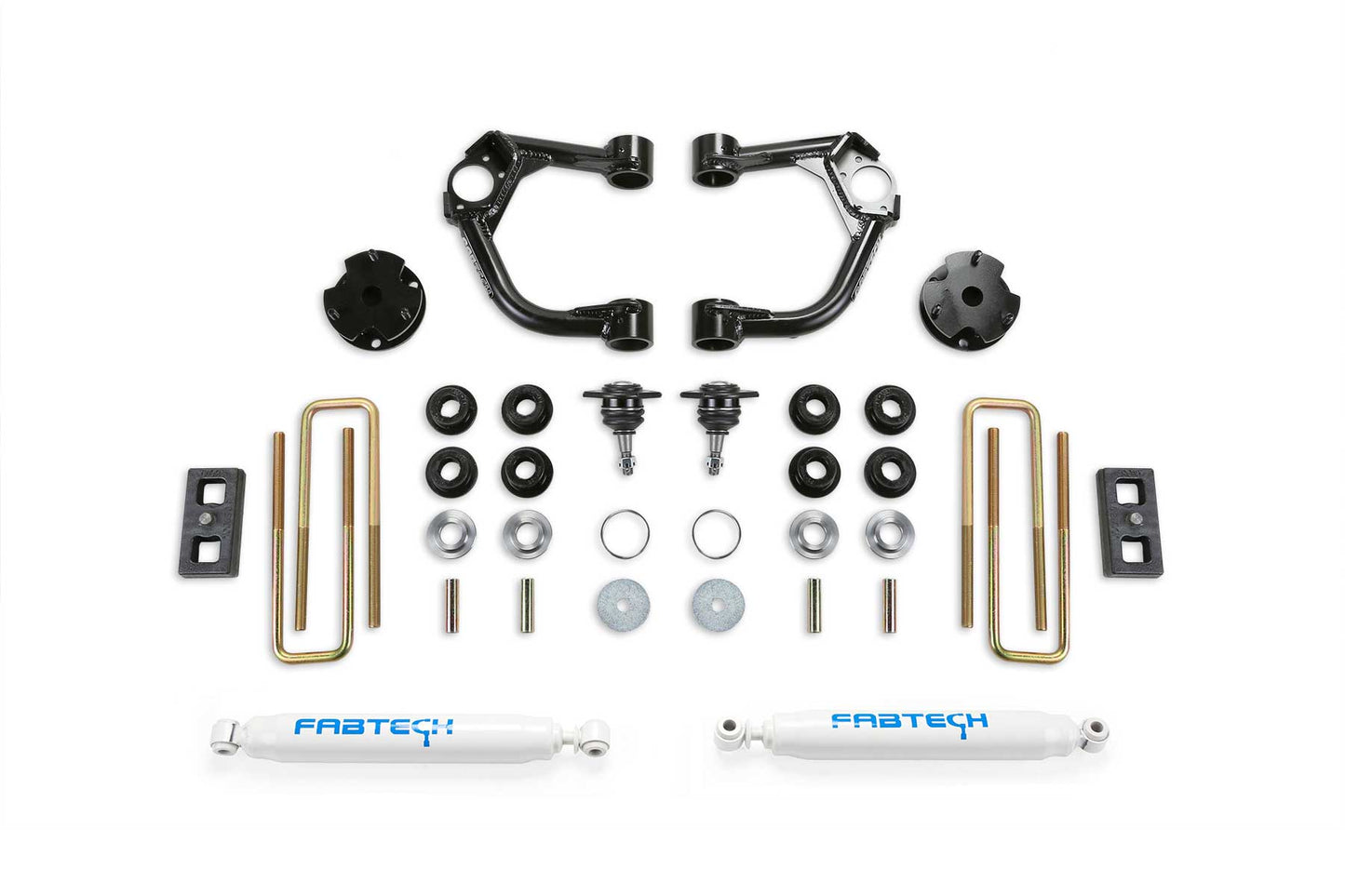 3.5" BJ UCA SYS W/ PERF SHKS 2019-20 FORD RANGER 4WD W/O INTRUSION BEAM KIT. by Fabtech