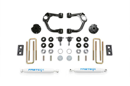 3.5" BJ UCA SYS W/ PERF SHKS 2019-20 FORD RANGER 4WD W/O INTRUSION BEAM KIT. by Fabtech