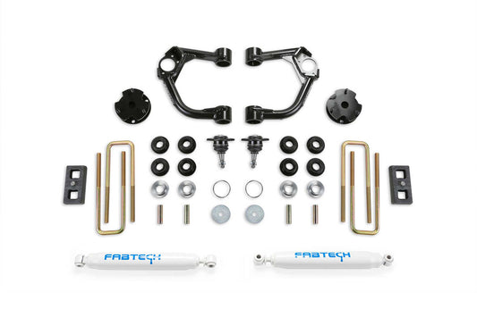 3.5" BJ UCA SYS W/ PERF SHKS 2019-20 FORD RANGER 4WD W/O INTRUSION BEAM KIT. by Fabtech