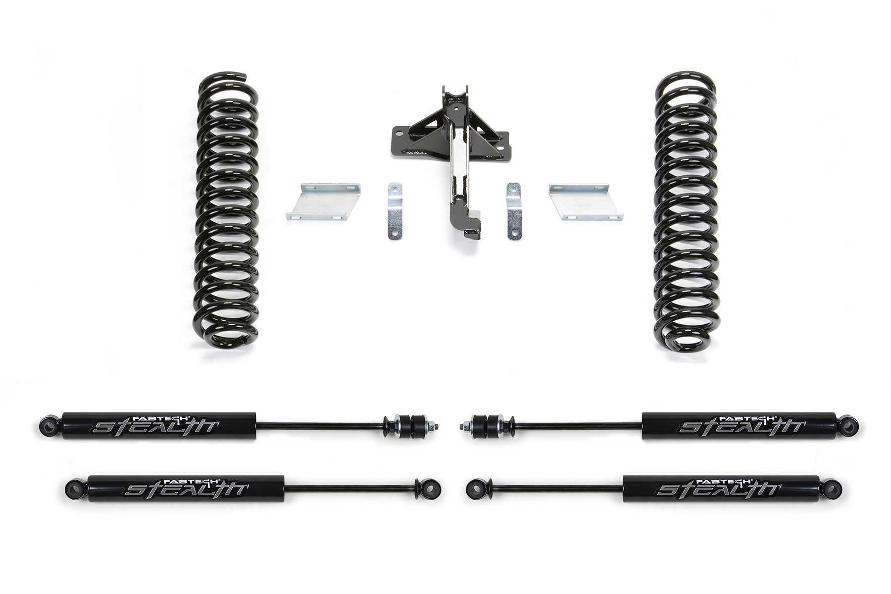 2.5" BUDGET COIL KIT W/STEALTH 17-20 FORD F250/F350 4WD DIESEL. by Fabtech