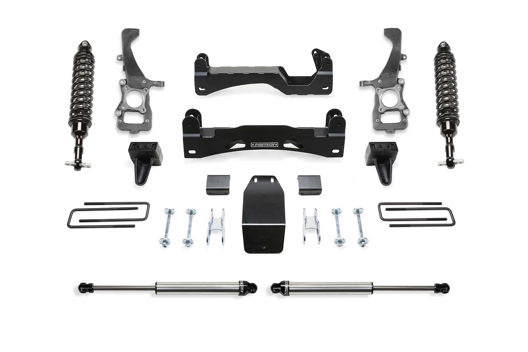 6" PERF SYS W/DLSS 2.5 C/O & RR DLSS 2021 FORD F150 4WD. by Fabtech