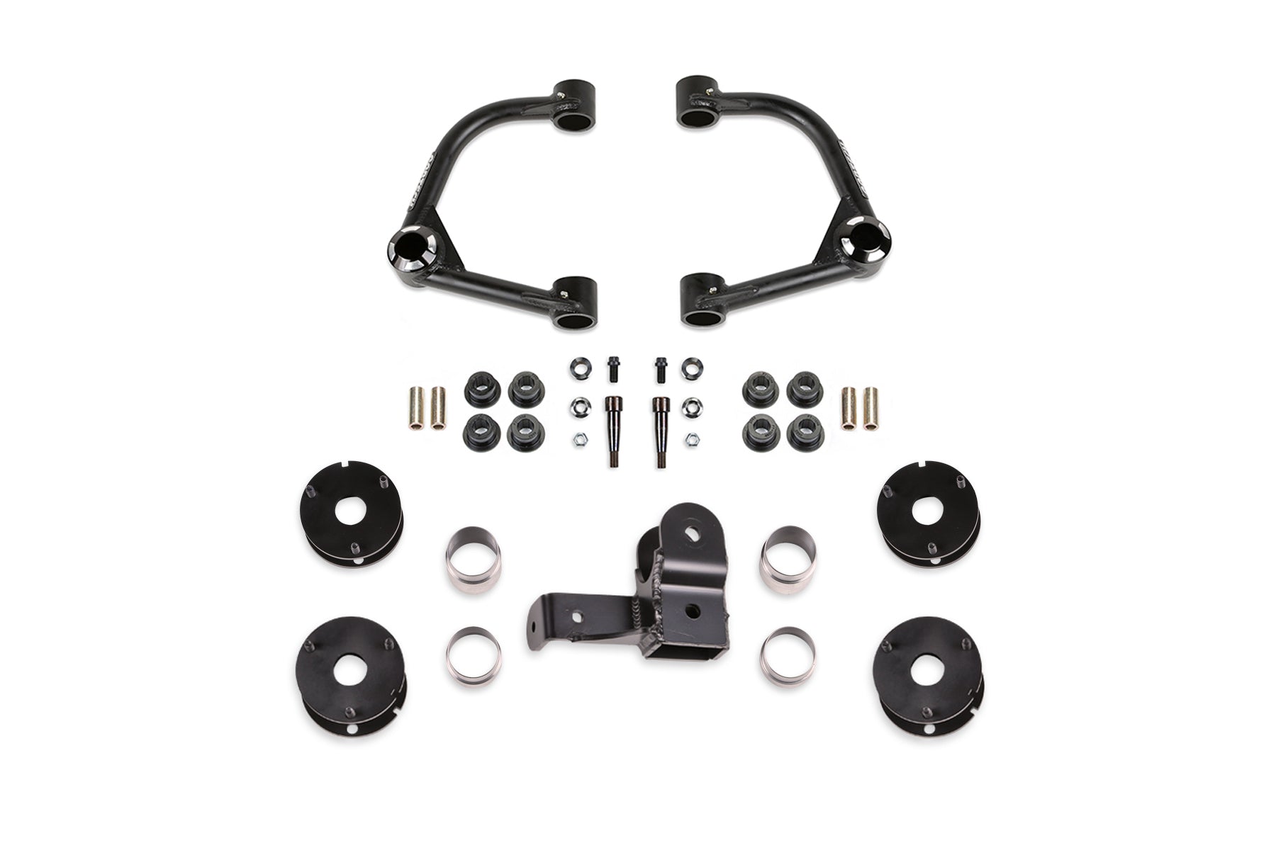 4" UCA KIT W/UNIBALLS & SHOCK SPACERS 2021-22 FORD BRONCO NON-BILSTEIN. by Fabtech