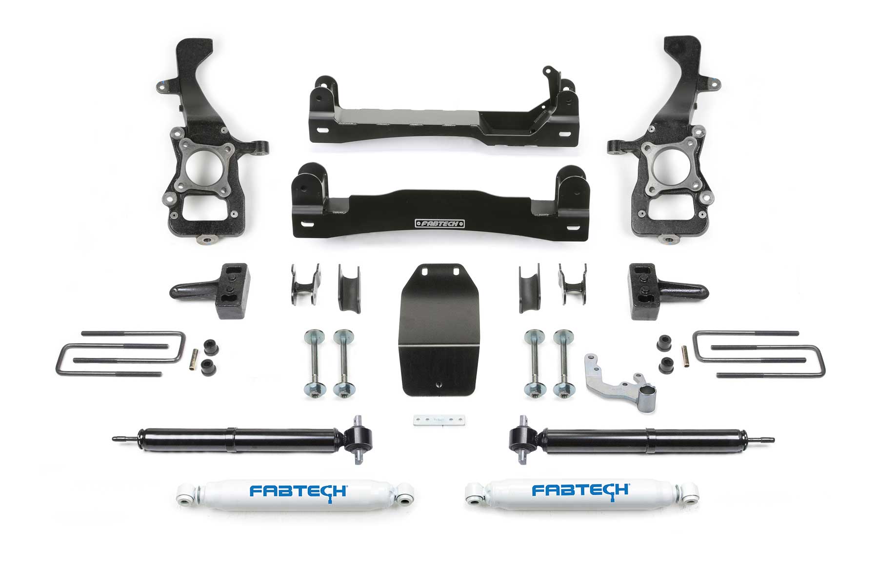 4" BASIC SYS W/ RR PERF SHKS 2021 FORD F150 4WD. by Fabtech