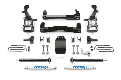 4" BASIC SYS W/ RR PERF SHKS 2021 FORD F150 4WD. by Fabtech